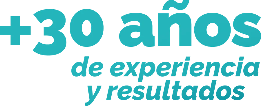 Más de 30 años de experiencia y resultados